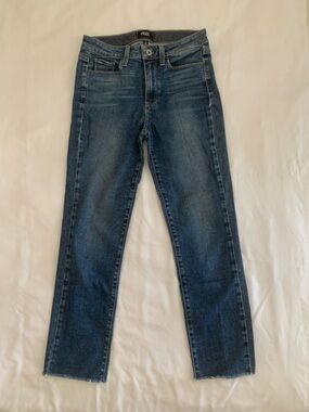 EUC PAIGE Jacqueline Straight Jeans | Size 28